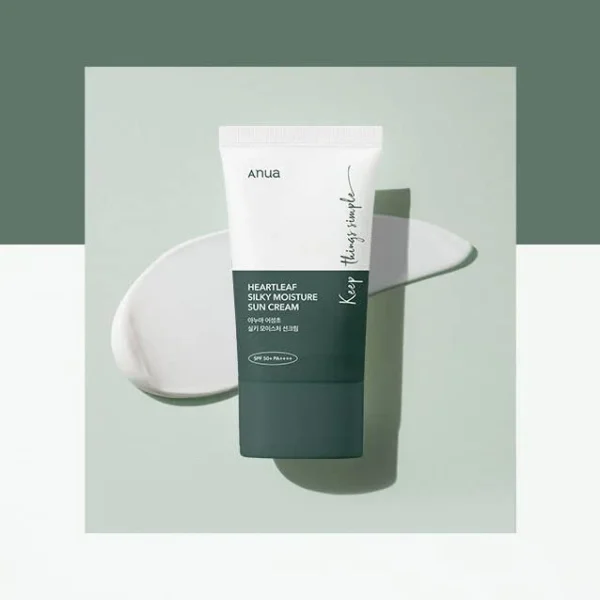 ANUA HEARTLEAF Silky Moisture Sun Cream