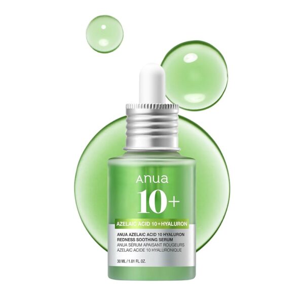 ANUA AZELAIC ACID 10 HYALURON REDNESS SOOTHING SERUM